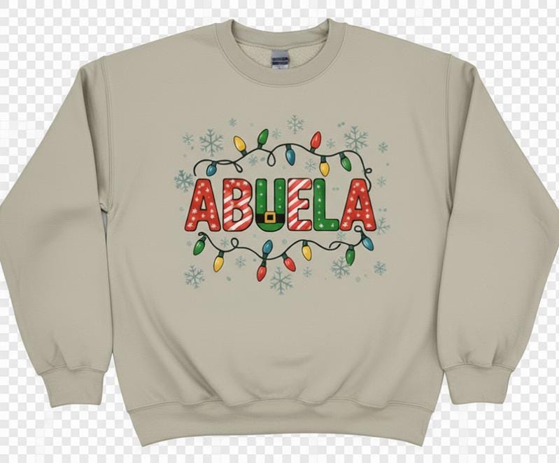 Christmas "Abuelo" Sweatshirt | Matching family sweatshirts En Español | Familia Sweatshirts | Abuelo Sweatshirt for Christmas