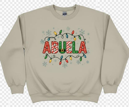 Christmas "Abuelo" Sweatshirt | Matching family sweatshirts En Español | Familia Sweatshirts | Abuelo Sweatshirt for Christmas