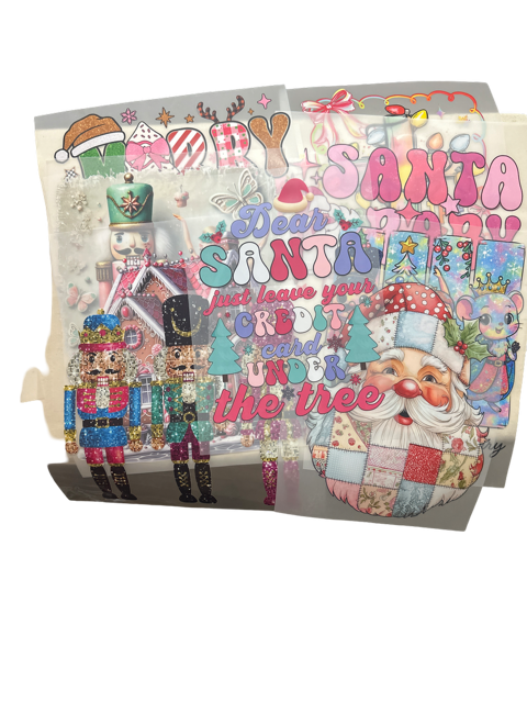 Set of 20 DTF Holiday Transfers – Ready to Press (Heat Transfer Designs for T-Shirts, Hoodies & More!)